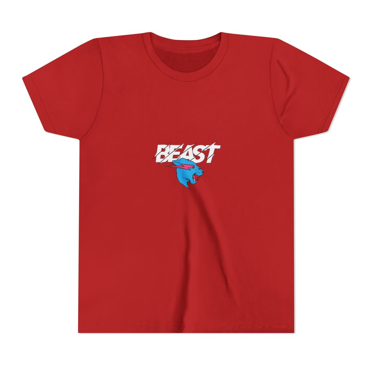 MR Beast CAT T Shirt Lightning Tee Top Youtuber Merch Gamer Adult White T- Shirt Women, Colour 07, M, Color07